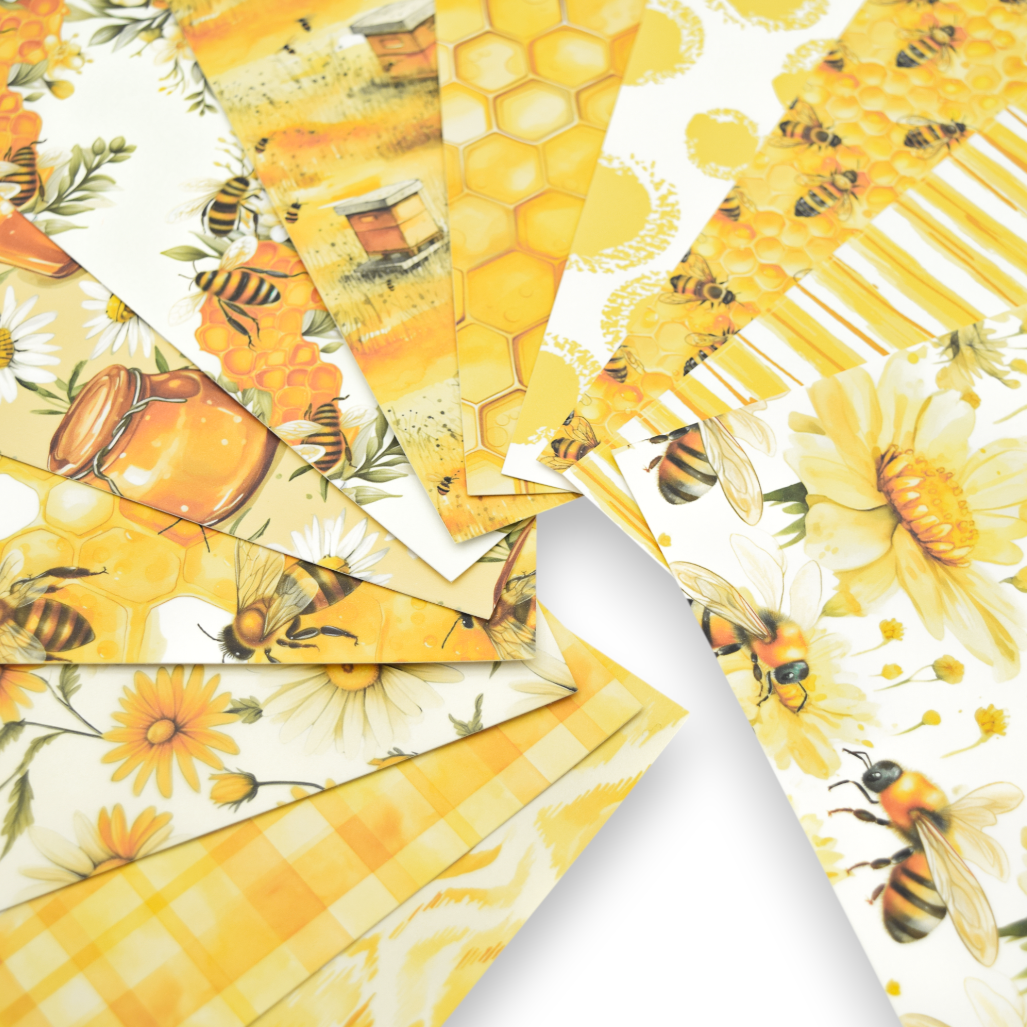 Bee Happy - 6x6 Patterned Paper Pack